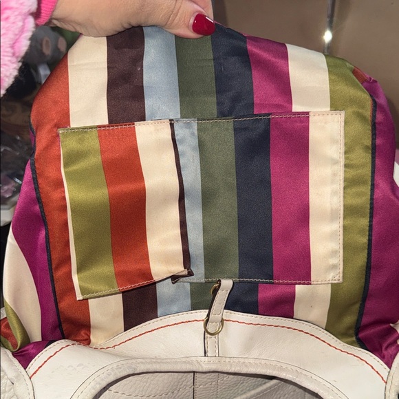 Coach Legacy Ergo Shoulder Bag with legacy stripe lining - Picture 5 of 15